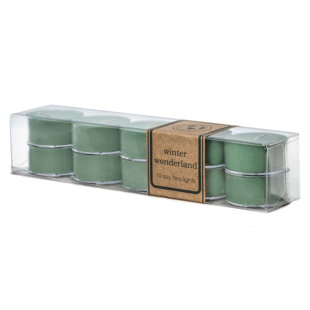 ECO CANDLE CO Winter Wonderland Scented Tealight Candle (Set of 10)