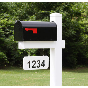 4EVER PRODUCTS Adams Post Mounted Mailbox