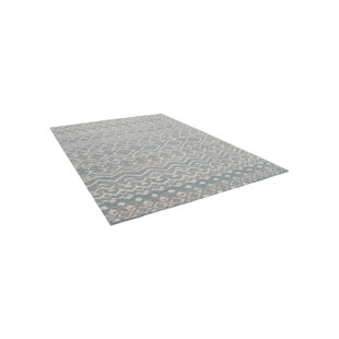 VIV + RAE Matilda Geometric Machine Woven Blue Area Rug