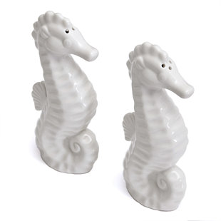 Drew DeRose Designs 2 Piece Seahorse Salt & Pepper Shaker Set