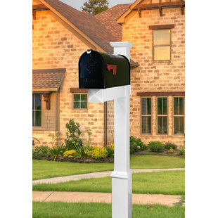 4EVER PRODUCTS Arthur Post Mounted Mailbox