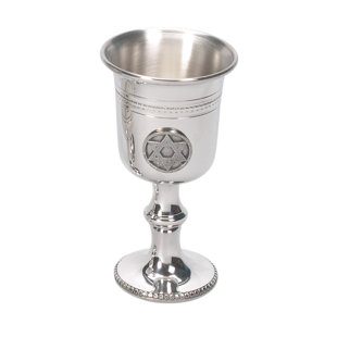 ISRAEL GIFTWARE DESIGN Pewter Kiddush Cups