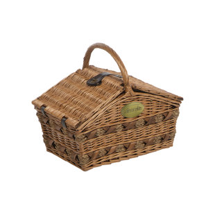 AUGUST GROVE Wicker Picnic Basket