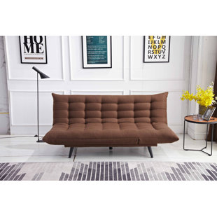 EBERN DESIGNS Stalbridge Twin 71.65'' Upholstered Tufted Back Convertible Sofa