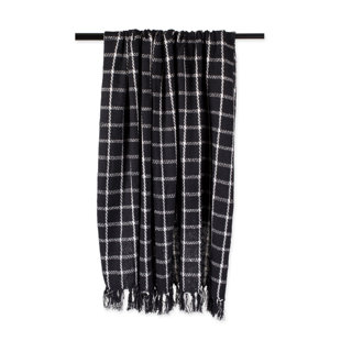 DESIGN IMPORTS Hand Woven Throw Blanket