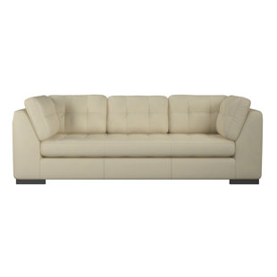 WESTLAND AND BIRCH Ohio 100'' Leather Sofa