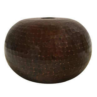PREMIER COPPER PRODUCTS Hand Hammered Globe Pendant Light 7" Metal Bowl Lamp Shade