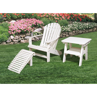 LITTLE COTTAGE CO. Adirondack Chair and Footstool Set