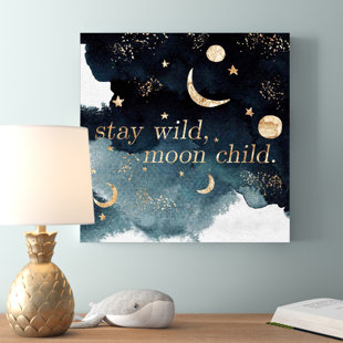 HONEYBEE NURSERY Leinwand Stay Wild