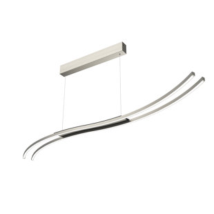 METRO LANE Lineare LED-Pendelleuchte 2-flammig Wanda