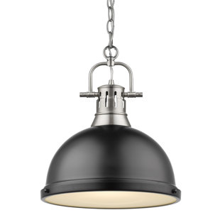 BEACHCREST HOME™ Alethia 1 - Light Dome Pendant