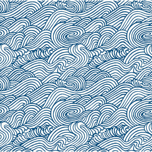 BEACHCREST HOME Capella Wave 10m x 52cm Wallpaper Roll