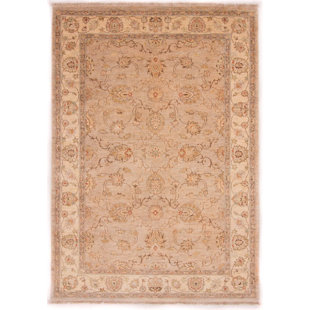 CARPETFINE Oriental Hand Woven Hand Hooked 169 X 242cm Beige Area Rug