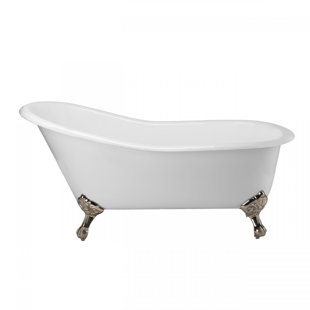 CHEVINGTON Charlotte x Freestanding Soaking Cast Iron Bathtub