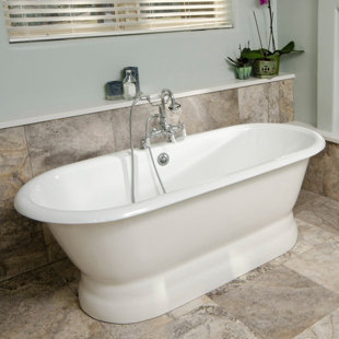 CHEVINGTON Oxford x 31'' Freestanding Soaking Cast Iron Bathtub