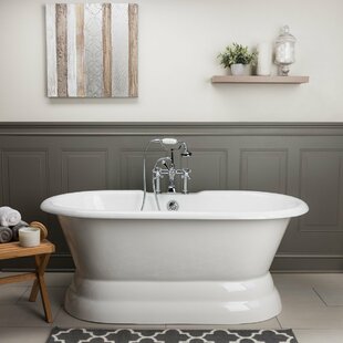 CHEVINGTON Laurent x 30'' Freestanding Soaking Cast Iron Bathtub