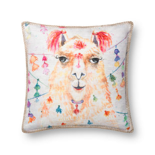 LOLOI RUGS Animal Print Indoor/Outdoor Throw Pillow