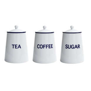 FAIRMONT AND MAIN LTD Canteen Porcelain China Jar - Set of 3