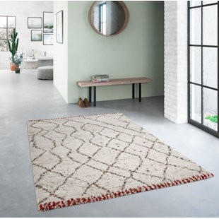 LONGWEAVE Mercedes Shaggy Cream Rug