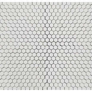 LA MAISON EN PIERRE Esagono 1" x 1" Marble Mosaic Wall & Floor Tile