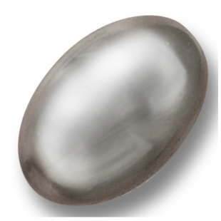 CUSTOM SERVICE HARDWARE 1 1/4" Length Oval Knob (Set of 10)