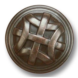 CUSTOM SERVICE HARDWARE 1 1/4" Diameter Round Knob (Set of 10)