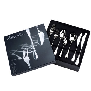 ARTHUR PRICE 42-tlg. Besteckset Cascade aus 18/10 Edelstahl für 6 Personen