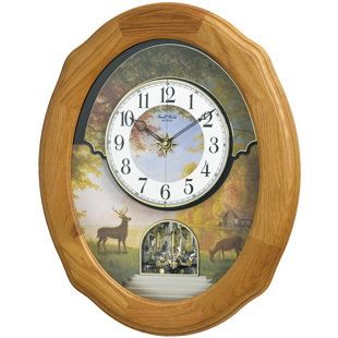 RHYTHM U.S.A INC Joyful Sunset Wall Clock