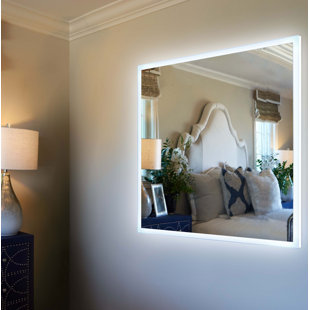 INNOCI-USA Hera Square LED Metal Wall Mirror