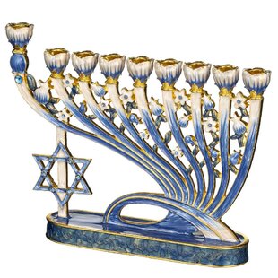 MATASHI CRYSTAL Crystal Menorah