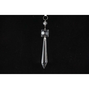 DECOR N' BEYOND Crystal Finial Ornament (Set of 12)