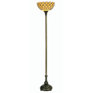 CLASSICLIVING Brandee 174cm Antique Brass Torchiere Floor Lamp