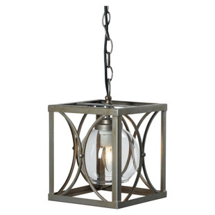 WILLISTON FORGE Adella 1 - Light Silver Square/Rectangle Pendant