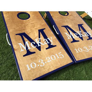 WEST GEORGIA CORNHOLE 10 Piece "McKay" Design Custom Cornhole Board Set