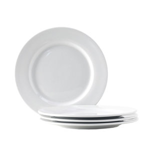 TUXTON HOME Alaska 7" Wide Rim Salad Plate (Set of 6)