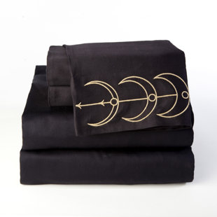 SIN IN LINEN Moon Phase 100% Cotton Sheet Set