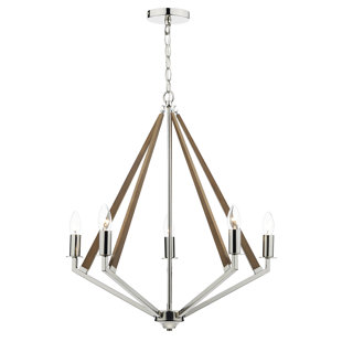 GEORGE OLIVER Julie 5-Light Candle-Style Chandelier