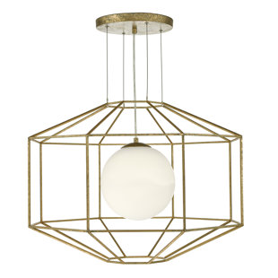 ZIPCODE DESIGN Arellano 1 - Light Gold Geometric Pendant