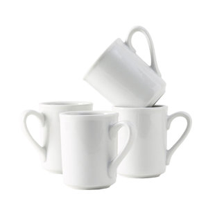 TUXTON HOME Alaska Ceramic Coffee Mug (Set of 6)
