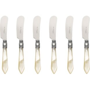 BUGATTI ITALY Oxford 18/10 Stainless Steel Butter Knife (Set of 6)