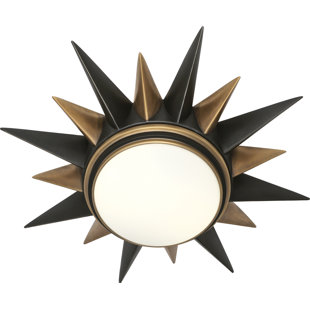 ROBERT ABBEY Cosmos Glass Flush Mount