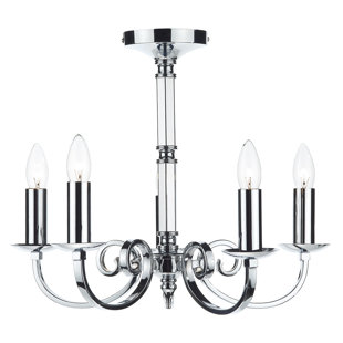 THREE POSTS Ameche 5-Light Candle Style Chandelier