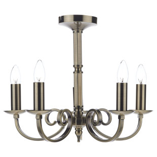 THREE POSTS Ameche 5-Light Candle Style Chandelier