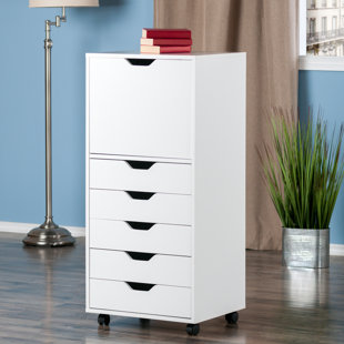 INBOX ZERO Crandon 19.21'' Wide 5 -Drawer Mobile File Cabinet