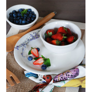 TUXTON HOME Alaska 17 oz. Porcelain Soup Bowl (Set of 6)
