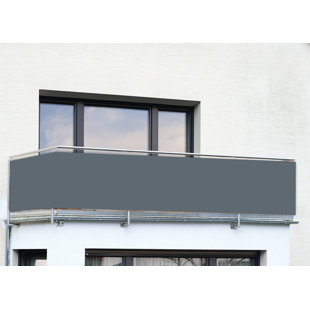 APOLLO EXPORTS INTERNATIONAL INC. Balcony Screen - Grey Polyethylene Decorative Fence Panel