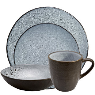 FAIRMONT AND MAIN LTD Lava 16 Piece Stoneware Dinnerware Set - Service for 4