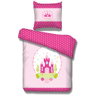 VIPACK Reversible Princess Toddler Bedding Set