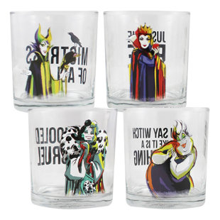 Vandor LLC 4 - Piece 10oz. Glass Drinking Glass Glassware Set