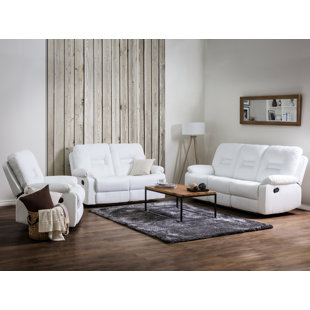 BRAYDEN STUDIO Wiegand 3 - Piece Faux Leather Living Room Set